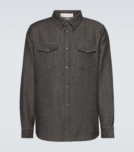 Camicia in twill di cashmere e cotone - God's True Cashmere - Modalova