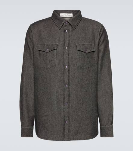 Cashmere and cotton twill shirt - God's True Cashmere - Modalova