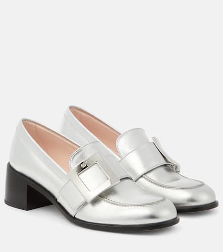 Viv' Rangers embellished metallic leather loafers - Roger Vivier - Modalova