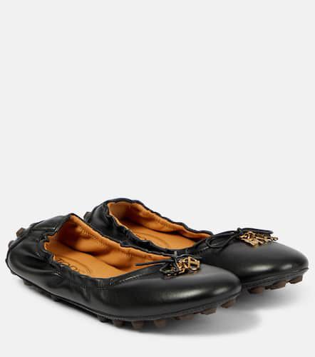 Tod's Gommino leather ballet flats - Tod's - Modalova