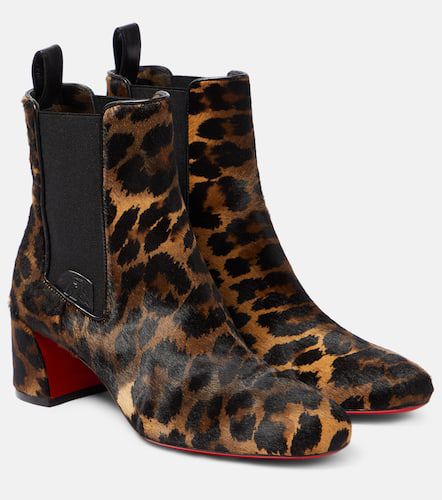 Turelastic leather ankle boots - Christian Louboutin - Modalova