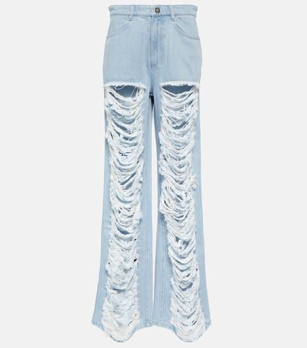 Distressed low-rise wide-leg jeans - Dion Lee - Modalova