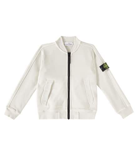 Compass cotton bomber jacket - Stone Island Junior - Modalova