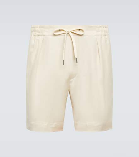 Shorts de seda y lino - Ralph Lauren Purple Label - Modalova