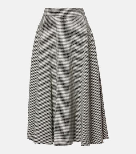 Houndstooth wool-blend midi skirt - Dolce&Gabbana - Modalova