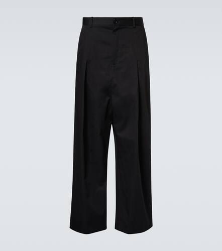 Low-rise cotton wide-leg pants - Loewe - Modalova