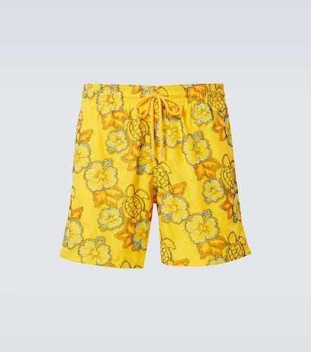 Floral printed swim shorts - Vilebrequin - Modalova