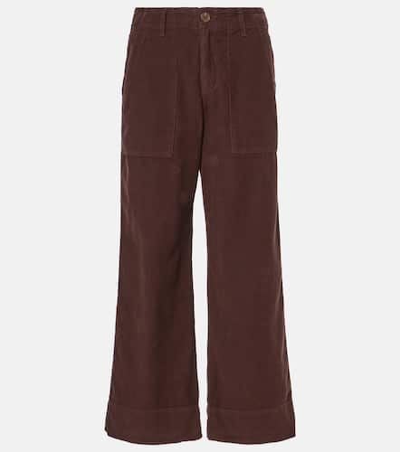 Vera cropped corduroy wide-leg pants - Velvet - Modalova