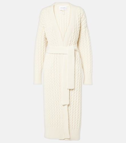 AlaÃ¯a Wool wrap cardigan - Alaia - Modalova