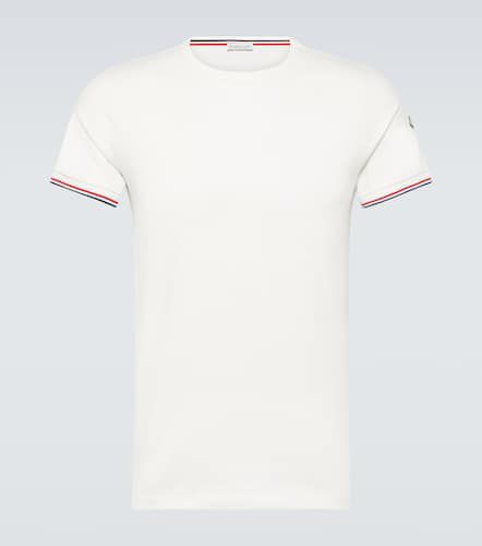 T-shirt in jersey di misto cotone - Moncler - Modalova