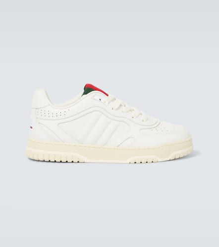 Gucci Gucci Re-Web leather sneakers - Gucci - Modalova