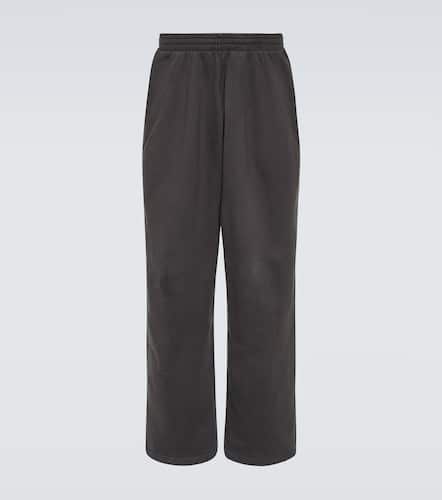 Baggy cotton fleece sweatpants - Balenciaga - Modalova