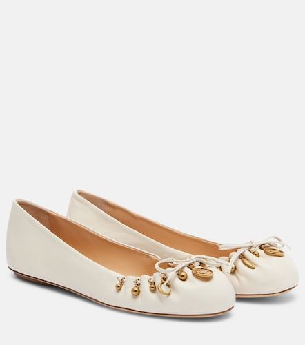 Charms leather ballet flats - Chloe - Modalova