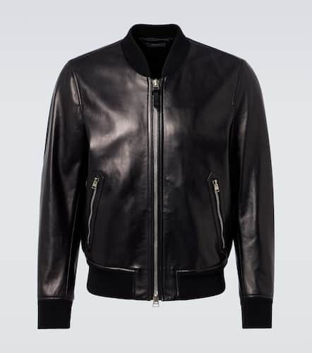 Tom Ford Leather bomber jacket - Tom Ford - Modalova