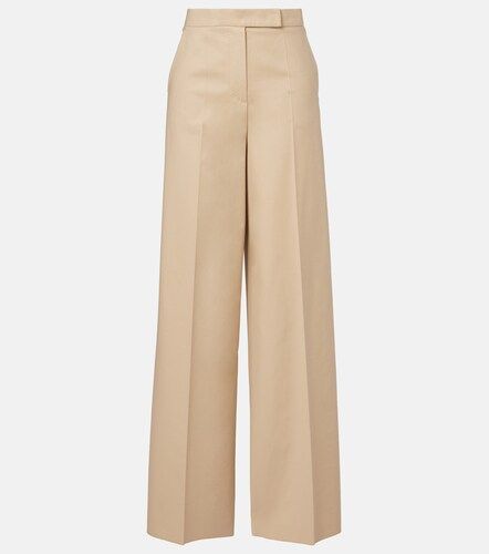Cotton-blend wide-leg pants - Max Mara - Modalova