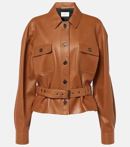 Saharienne cropped leather jacket - Saint Laurent - Modalova