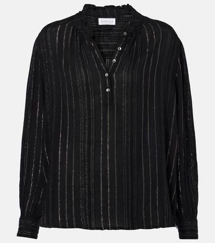 Velvet Striped lamÃ© blouse - Velvet - Modalova