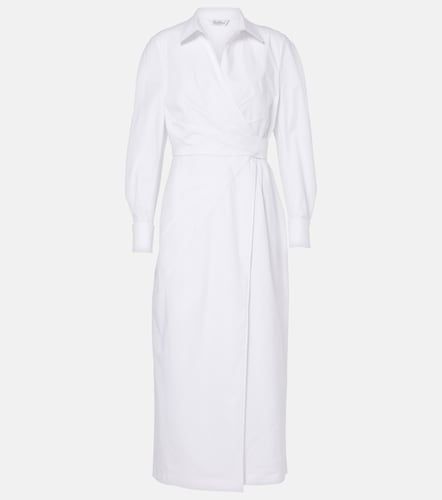 Vestido envolvente de sarga de mezcla de algodón - Max Mara - Modalova