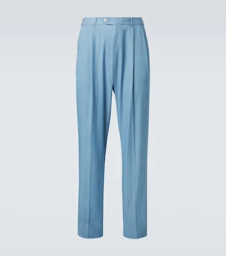 Pantalones de traje rectos de algodón - Dunhill - Modalova