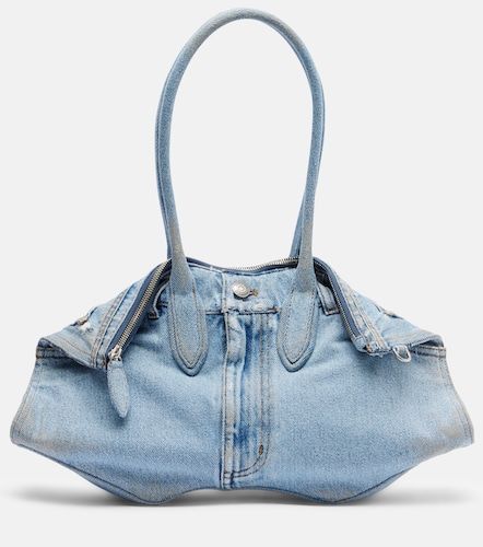 Manta Medium denim shoulder bag - McQueen - Modalova