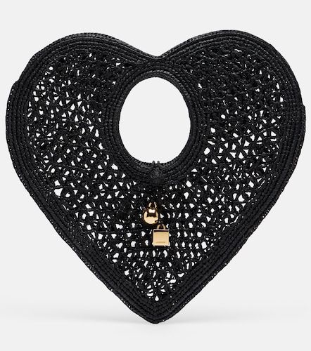 Spiaggia Coeur Small raffia top-handle bag - Jacquemus - Modalova