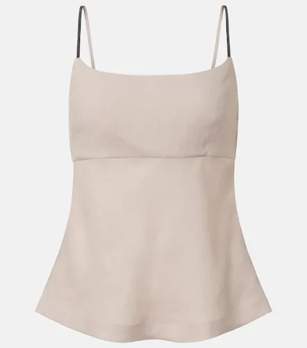 Brunello Cucinelli Monili linen top - Brunello Cucinelli - Modalova