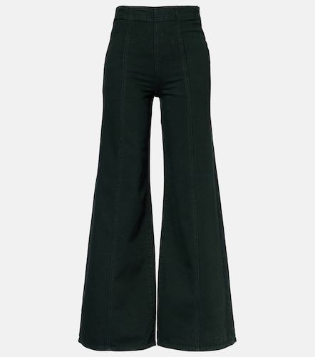 Pantaloni Bianca in cotone a vita alta - Ulla Johnson - Modalova