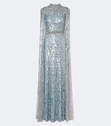 Abito lungo Opera con cristalli - Jenny Packham - Modalova