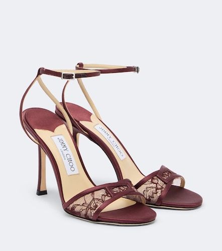 Jimmy Choo Sandalen Leo mit Spitze - Jimmy Choo - Modalova