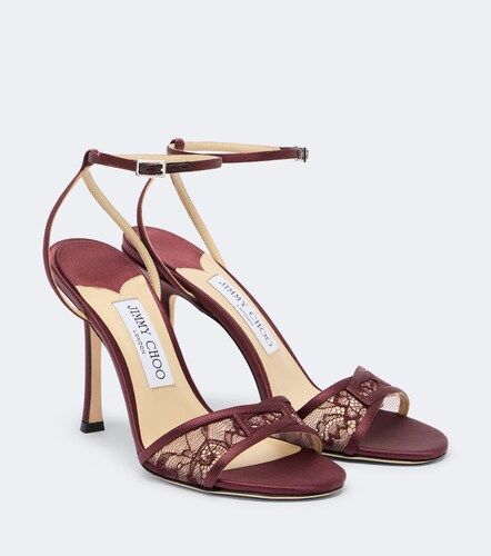 Jimmy Choo Sandali Leo in pizzo - Jimmy Choo - Modalova