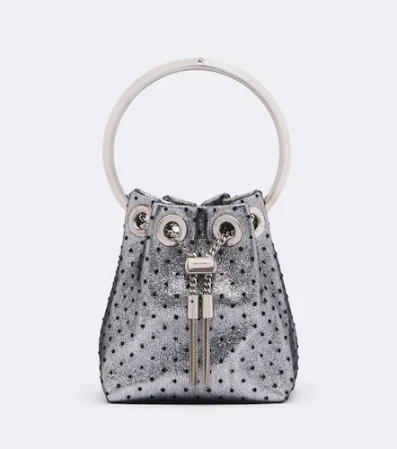 Bon Bon Micro polka-dot bucket bag - Jimmy Choo - Modalova