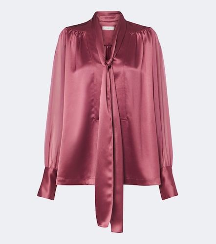Bluse Paula aus Satin und Chiffon - Joseph - Modalova