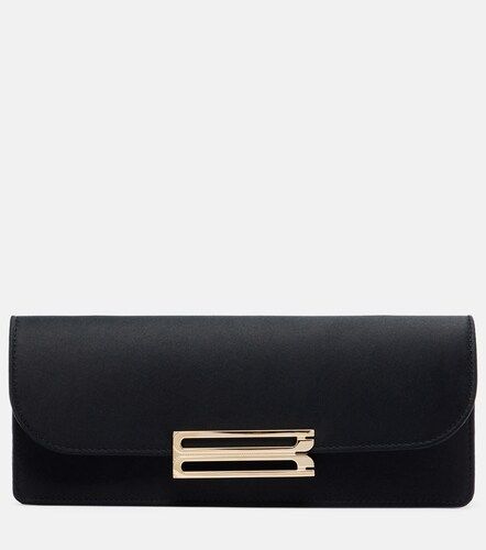 Clutch Dorian East-West de satén - Victoria Beckham - Modalova