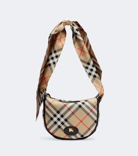 Borsa a spalla Check in seta - Burberry - Modalova