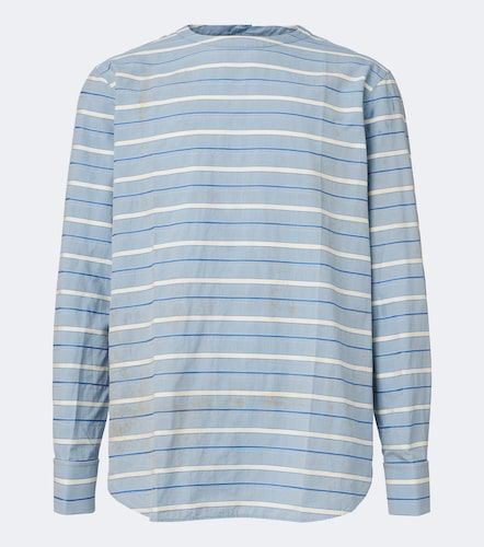 Camisa de sarga de algodón a rayas - Prada - Modalova
