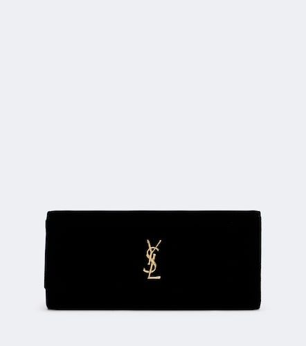 Kate Cassandre velvet clutch - Saint Laurent - Modalova
