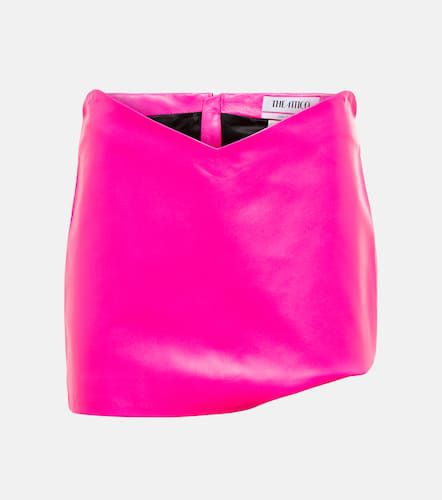 The Attico Leather miniskirt - The Attico - Modalova