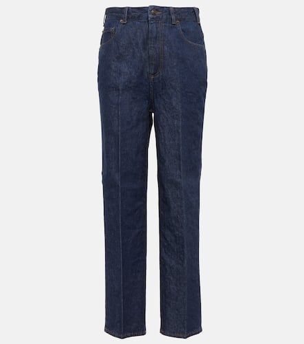 High-rise straight-leg jeans - Loro Piana - Modalova