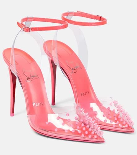 Spikoo 100 PVC and leather pumps - Christian Louboutin - Modalova