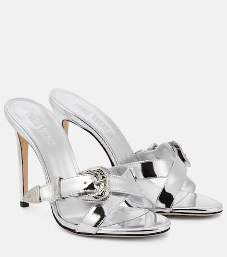 Regina 105 metallic leather mules - Paris Texas - Modalova