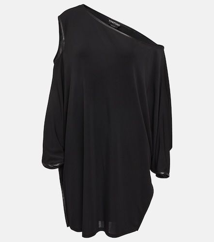 Draped crepe jersey minidress - Tom Ford - Modalova