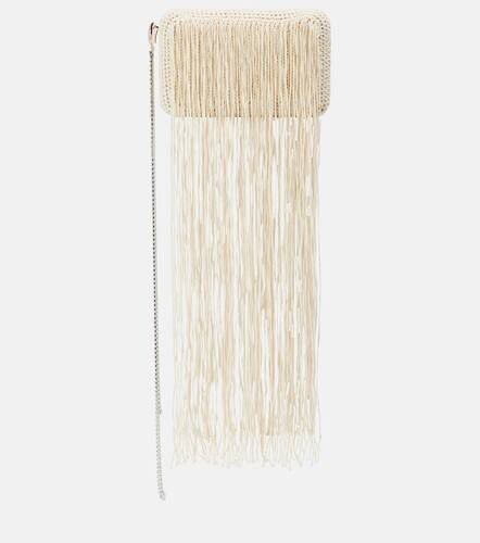 Leila fringe-trimmed crochet clutch - Magda Butrym - Modalova