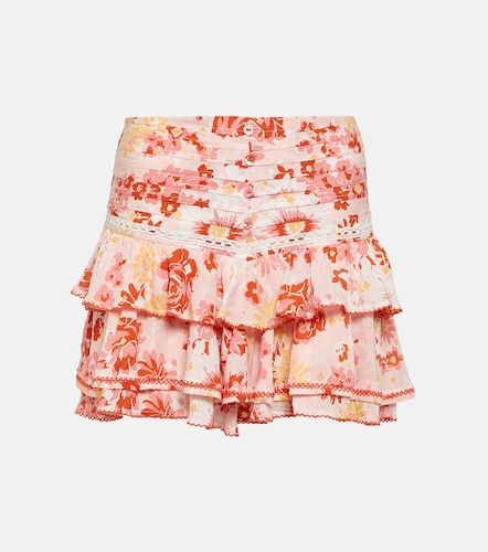 Minifalda Alizee con volantes - Poupette St Barth - Modalova
