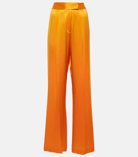 High-rise silk wide-leg pants - The Sei - Modalova