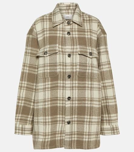 Ami Paris Checked wool overshirt - Ami Paris - Modalova