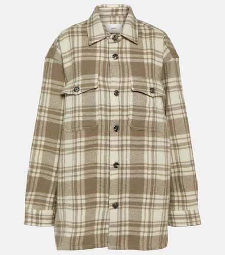 Ami Paris Checked wool overshirt - Ami Paris - Modalova