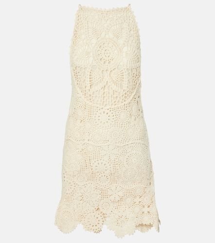 Abito corto Mini Whimsy in cotone crochet - Staud - Modalova