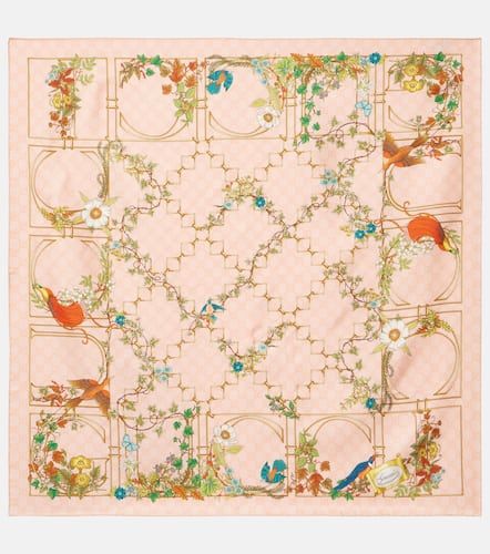 Gucci GG floral silk scarf - Gucci - Modalova