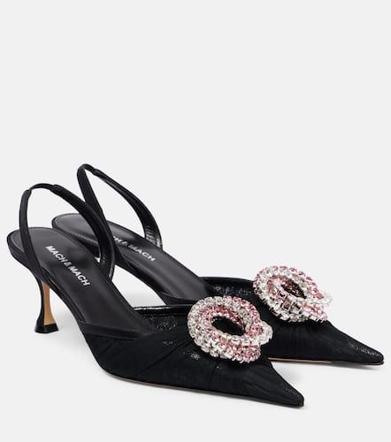 Galaxy embellished slingback pumps - Mach & Mach - Modalova