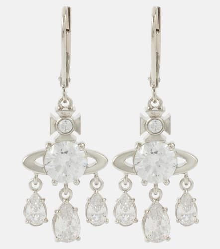 Joaquina Orb embellished drop earrings - Vivienne Westwood - Modalova